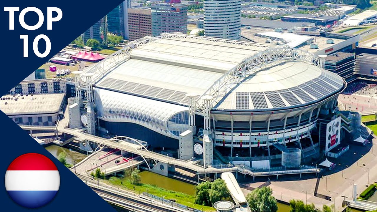 Top 10 stadions in Nederland